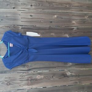 Bettie Page Pin Up Dress Blue Women 6